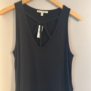 Express One Eleven Black Sleeveless Top
